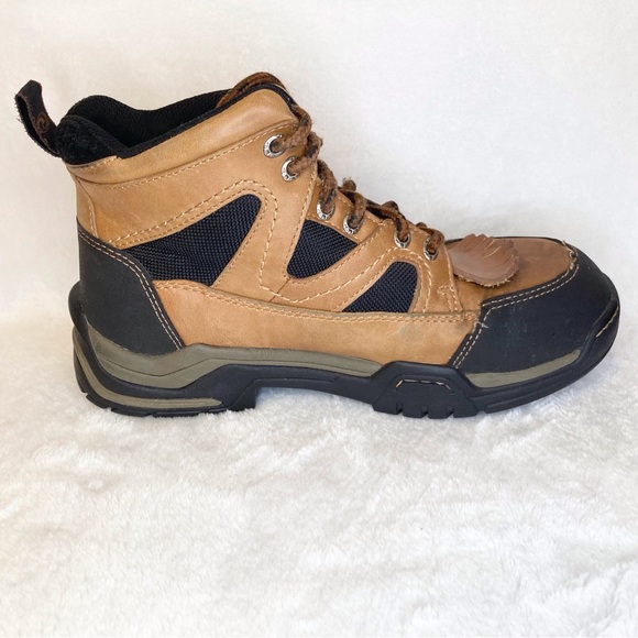 Roper Brown Lace-Up Western Boots Women’s Size 5 Youth Kids Girls Boys Size 3.5 - Picture 14 of 16